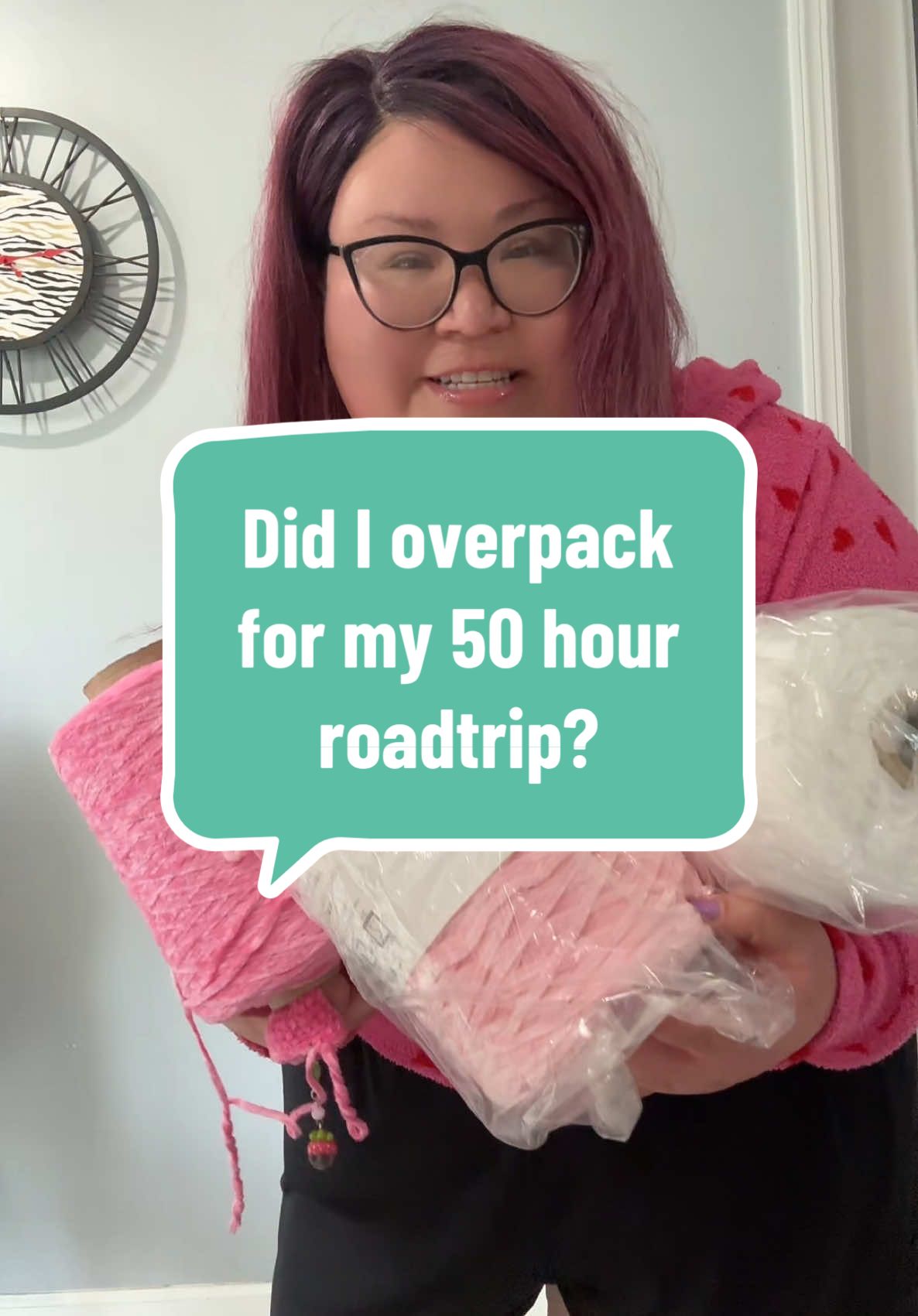 What if I told you I just realized there was more crochet related items I packed I forgot to add to this video.  It’s not a problem it’s a lifestyle.