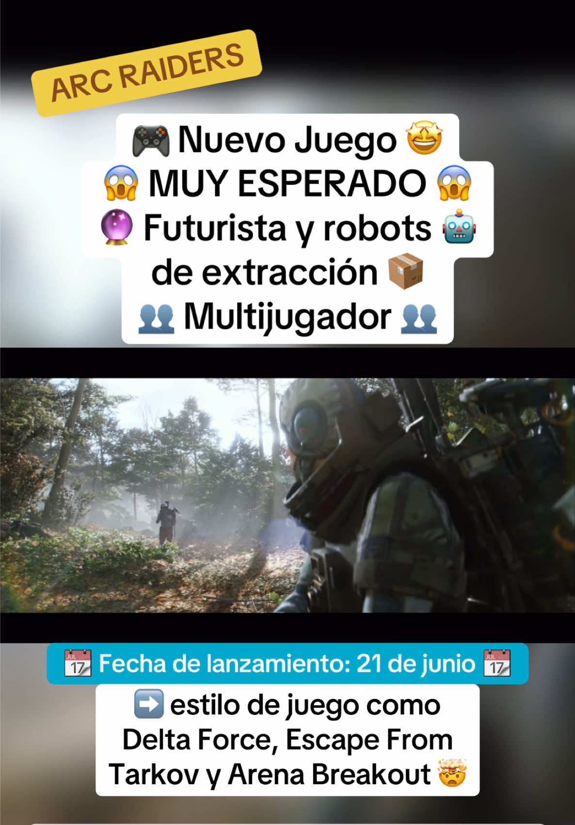 🎮 Nuevo Juego 🤩 MUY ESPERADO 😱 Futurista y Robots 🤖 de extracción 📦 Multijugador 👥 #fyp #parati #gratis #juegosgratis #pivigames #veroxpivigames #pc #juegospc #steam #accesoanticipado #arcraiders #amigos #multijugador 