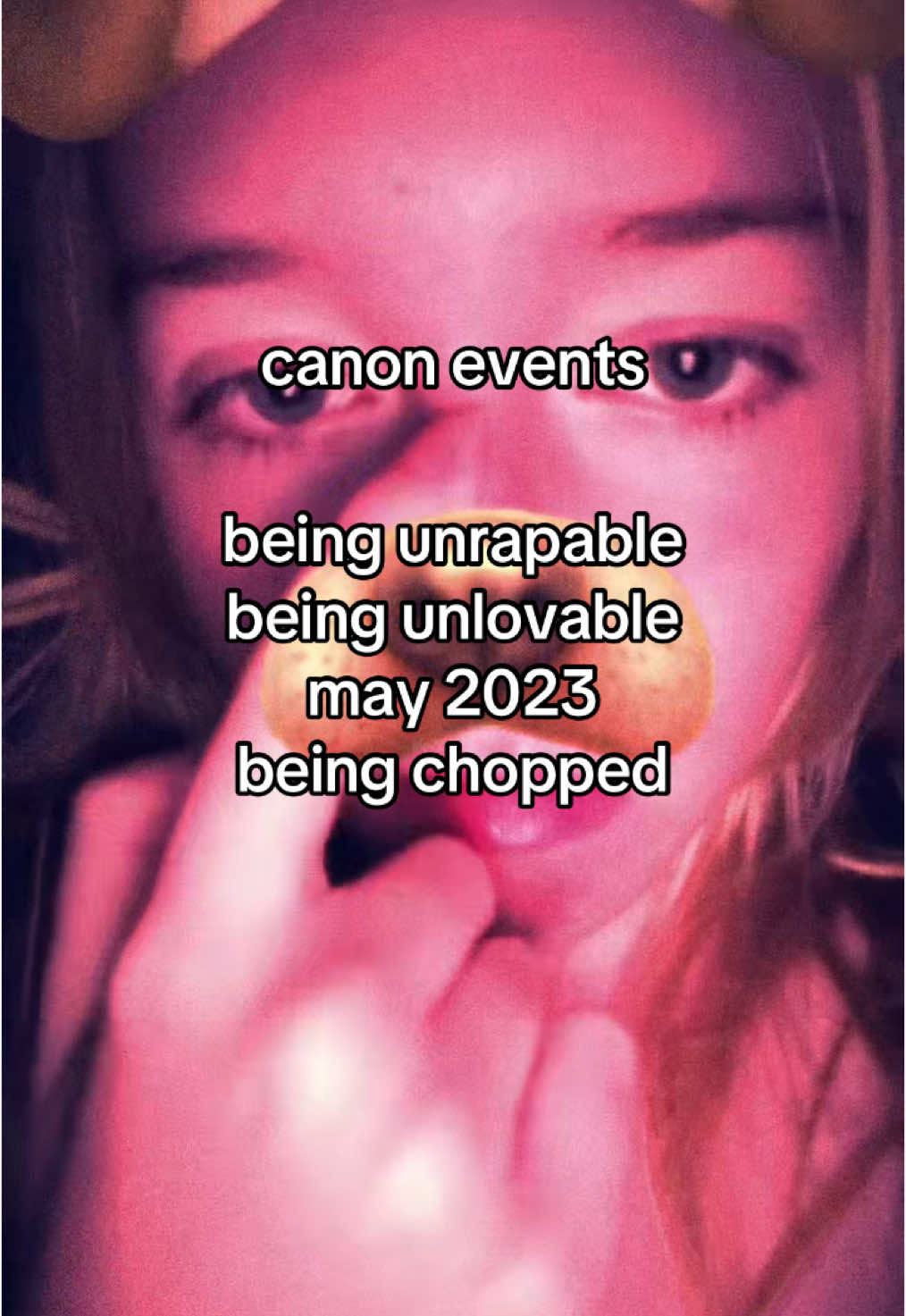 filter cuz chopped i might have to reincarnate #edgy #cornball #corny #help 