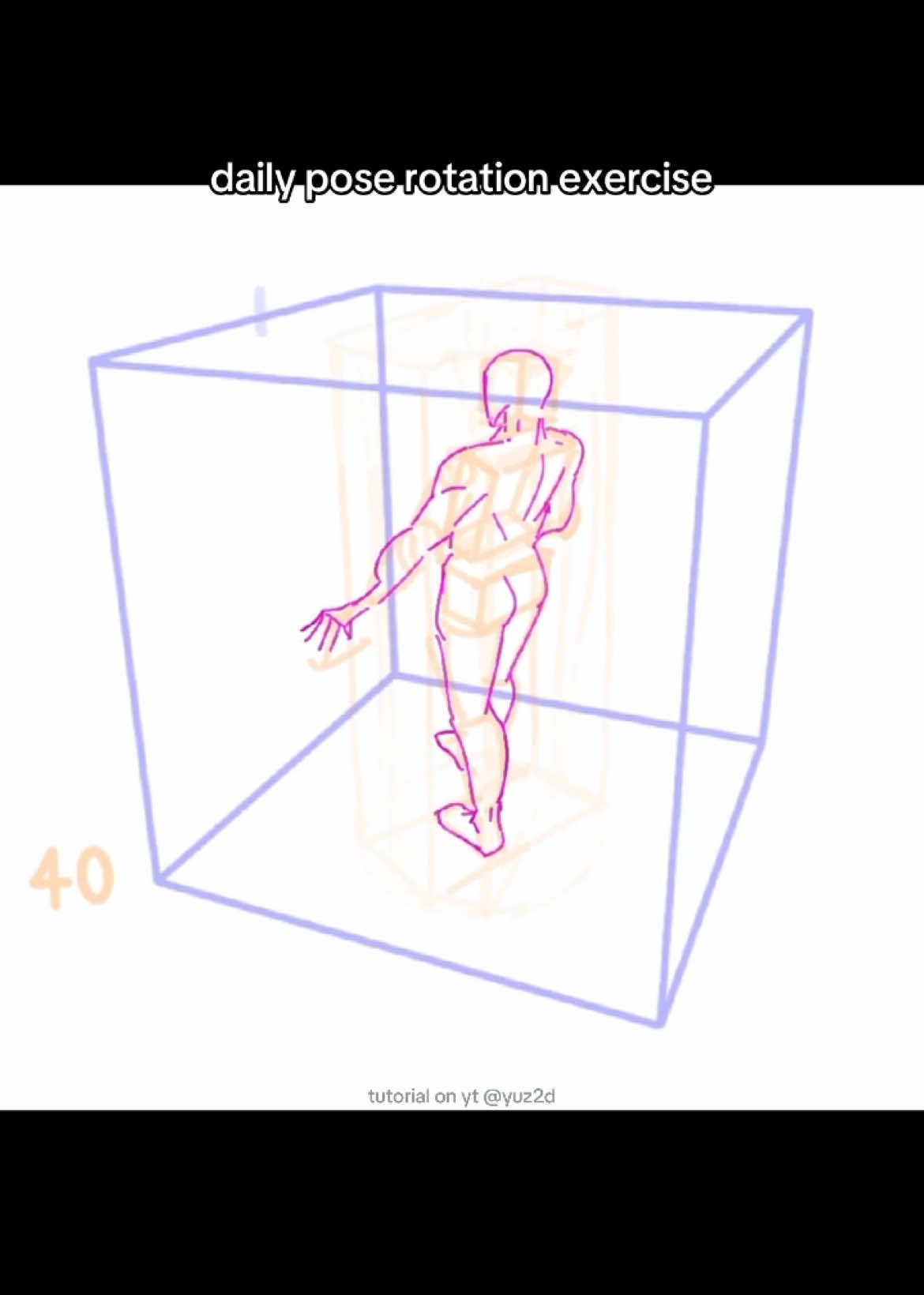 #getrotated #drawing #drawingexercise #art #artstudy #selftaught #perspective #boxes #posedrawing #cubes #rotation 