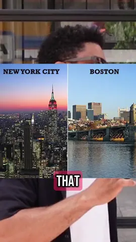 New York Vs Boston runs deep  #newyork #boston #nyc #newyorkers #bostonian #newengland #northeast #cities #knicks #celtics #rivalry