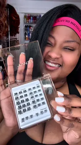 ✨ Salon-Worthy Lashes at HOME?! YES PLEASE! ✨ Obsessed with how easy it is to get gorgeous lashes with  @iENVY Lashes DIY cluster extensions! 😍 This is your step-by-step guide to applying individual lashes for a natural yet full look using my faves from #ienvy and #vluxe! 👀 Say goodbye to expensive salon visits! 😉 What are your go-to lash secrets? Share below! 👇🏾  #diylashextensions #diylashes #falselashes #individuallashes #lashapplication #lashtutorial #diybeauty #beautyhacks #eyemakeup #makeuptok #BeautyTok #affordablelashes #longlashes #fulllashes #lashgoals #beautyonabudget #viralbeauty #tiktokmademebuyit #tiktokshop  #creatorsearchinsights #queenmisfitx3 #fyp #foryoupage 