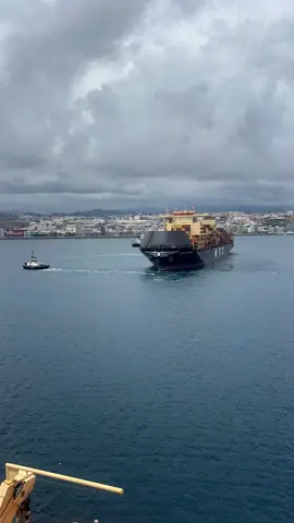 Newbuild MSC Nigeria topping around headed for sea. #maritime #containership #shipspotting #harbortug #pilotboat #pilot #tugboat