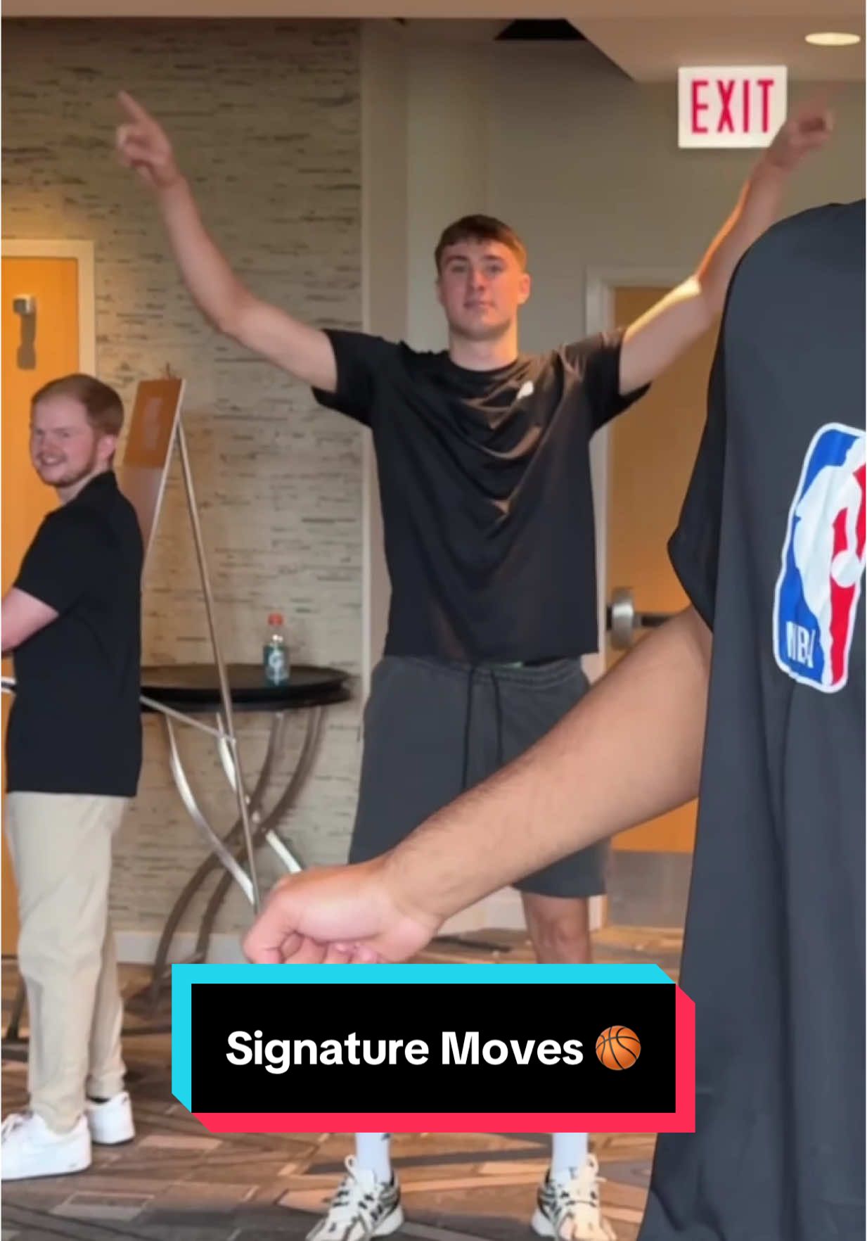 From spin moves to slam dunks, the 2025 NBA Draft prospects break down their signature moves! 🏀 #NBA #NBAFutureStartsNow #NBACombine #basketball 