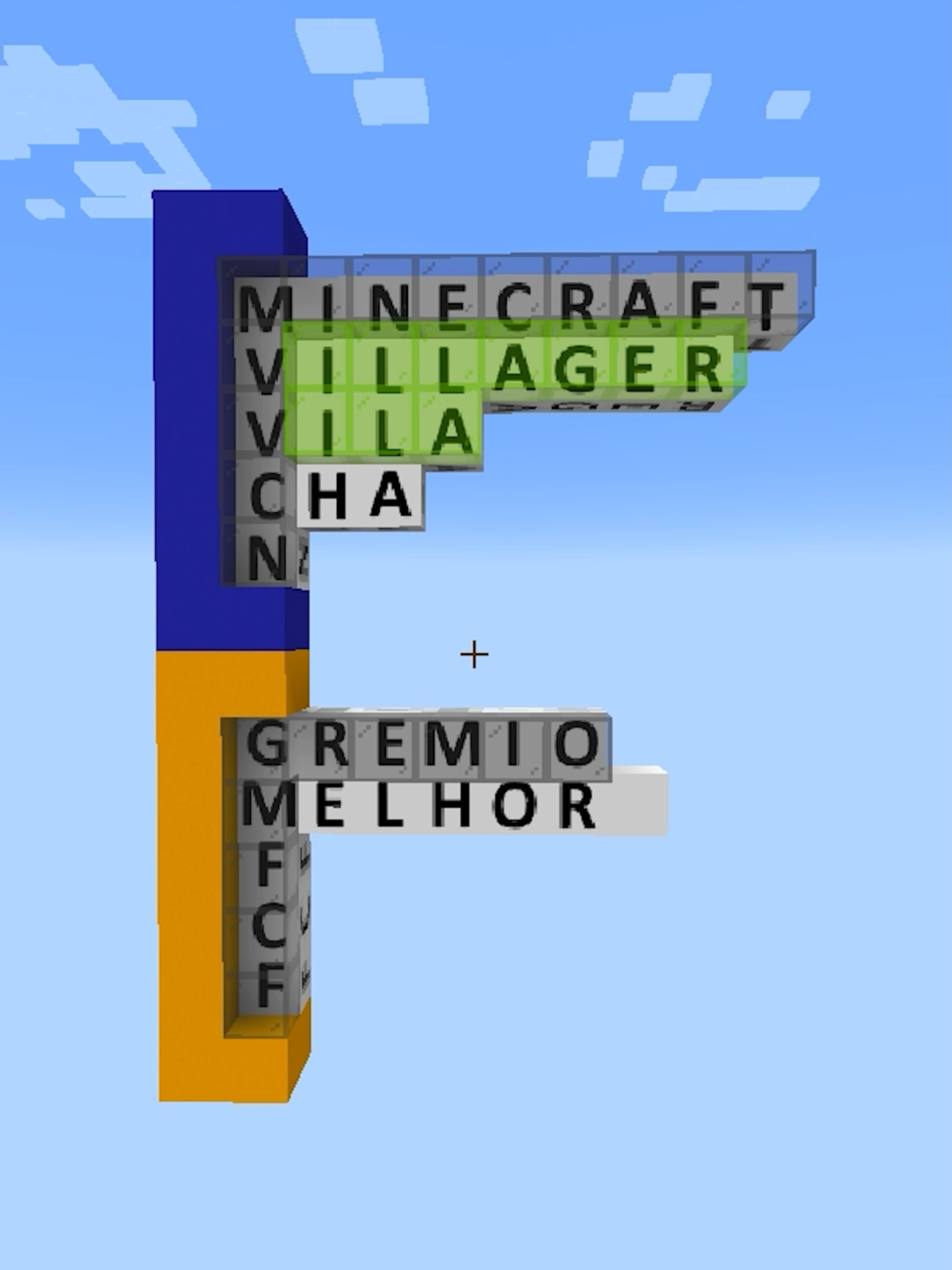 Complete a sequência #Minecraft