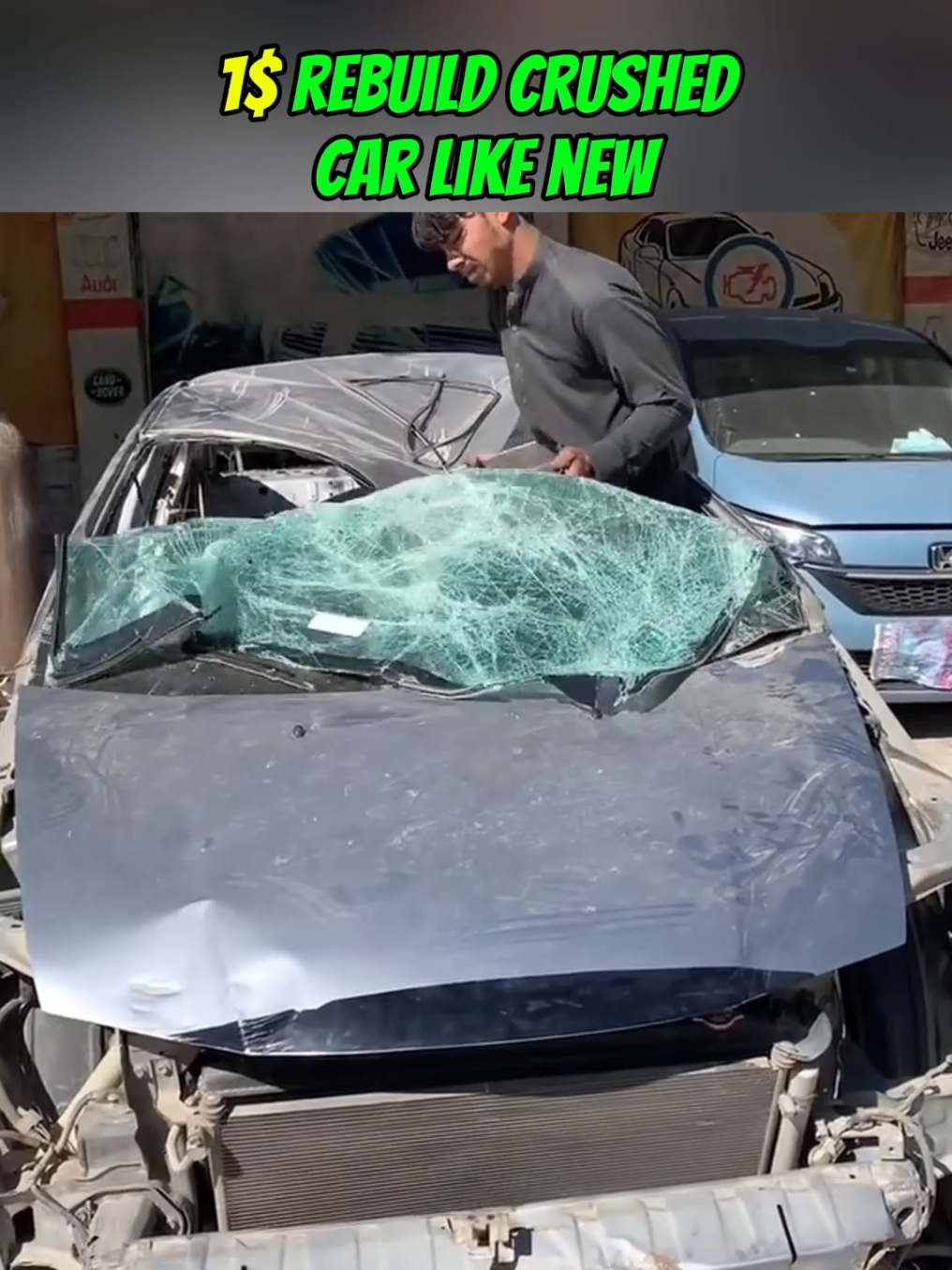 #carrepair #carmechanic #carculture #mechanical #garage #repairing #carbuild #scrapyard #carparts 