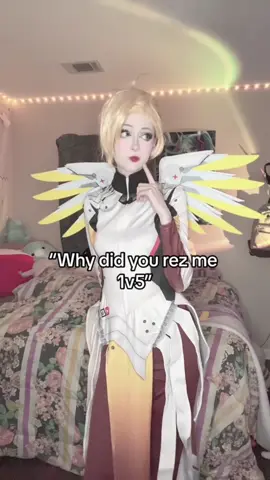 omg guys its mercys birthday #mercy #overwatch #mercycosplay #overwatchcosplay #ow #ow2 #mercyclip #mercyoverwatch 