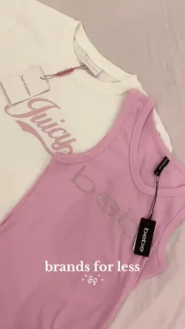 اخيراً لقيت جوسي ✋🏻كان في أشياء احلا بس مارح البسها #bebe #juciycouture #fashion #shirt #pink #brandforless 