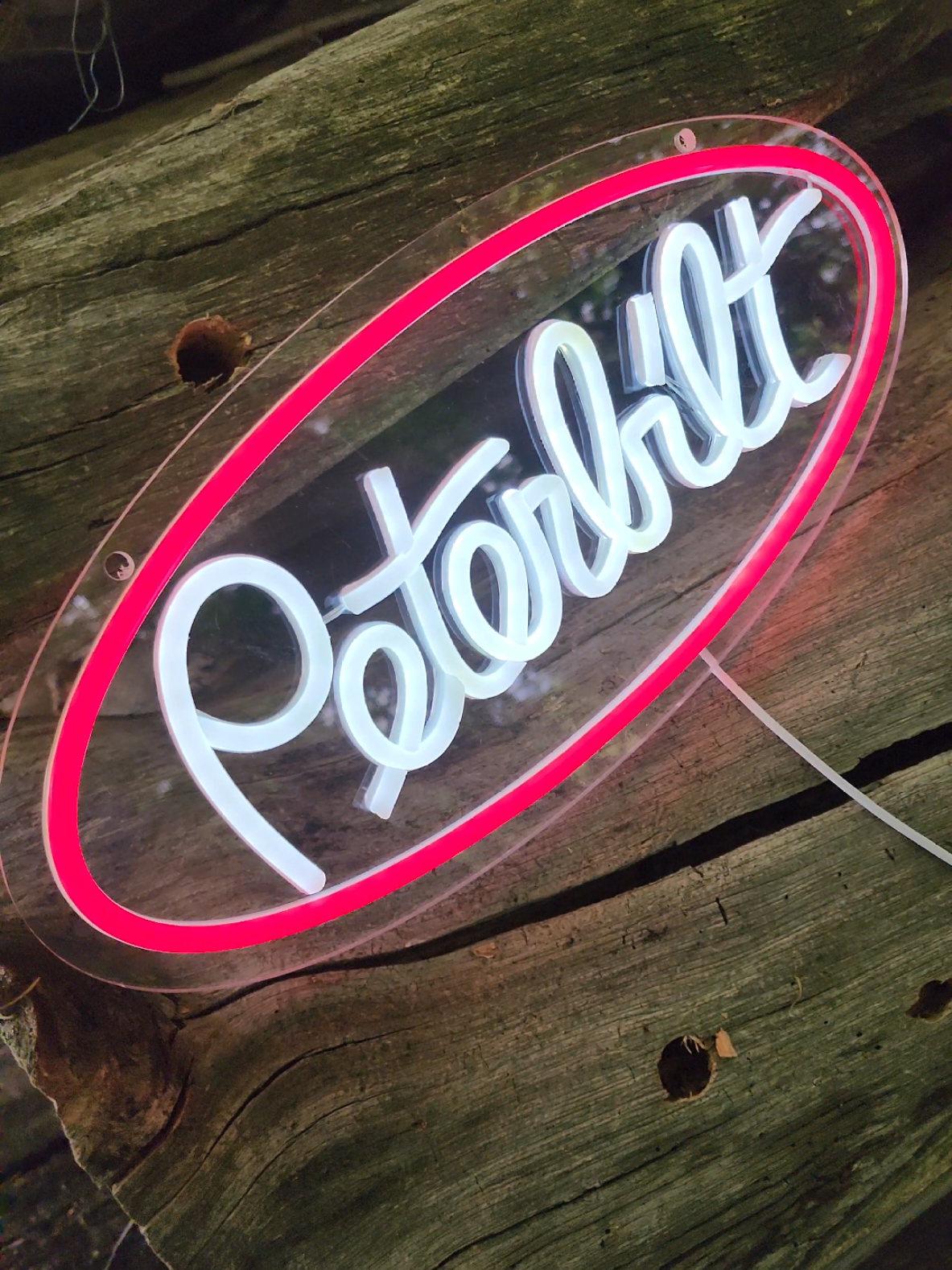peterbilt neon led sign #peterbilt #semi #trucking #trucks #largecars #bigrigs 