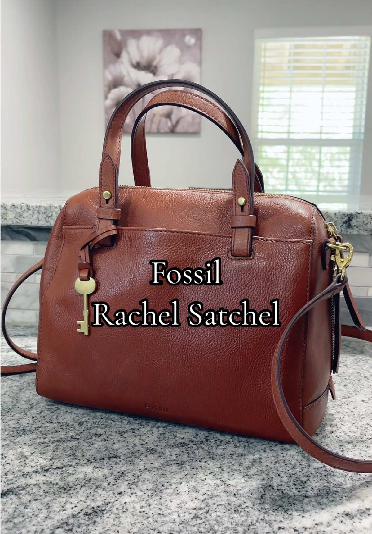 Always good to have a Fossil Satchel in your collection. 🤎 #fossilrachel #handbagtiktok 