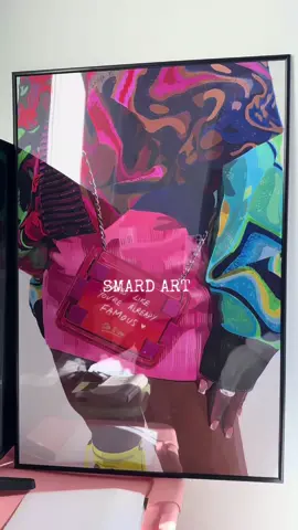 These turned out so niceee. So bright & vibrant! @SMARD art instantly shifts the energy in any room I LOVEEE. Now I want more!! 🎨🌺😍 #smard #artwork #canvaspainting #homedecor 