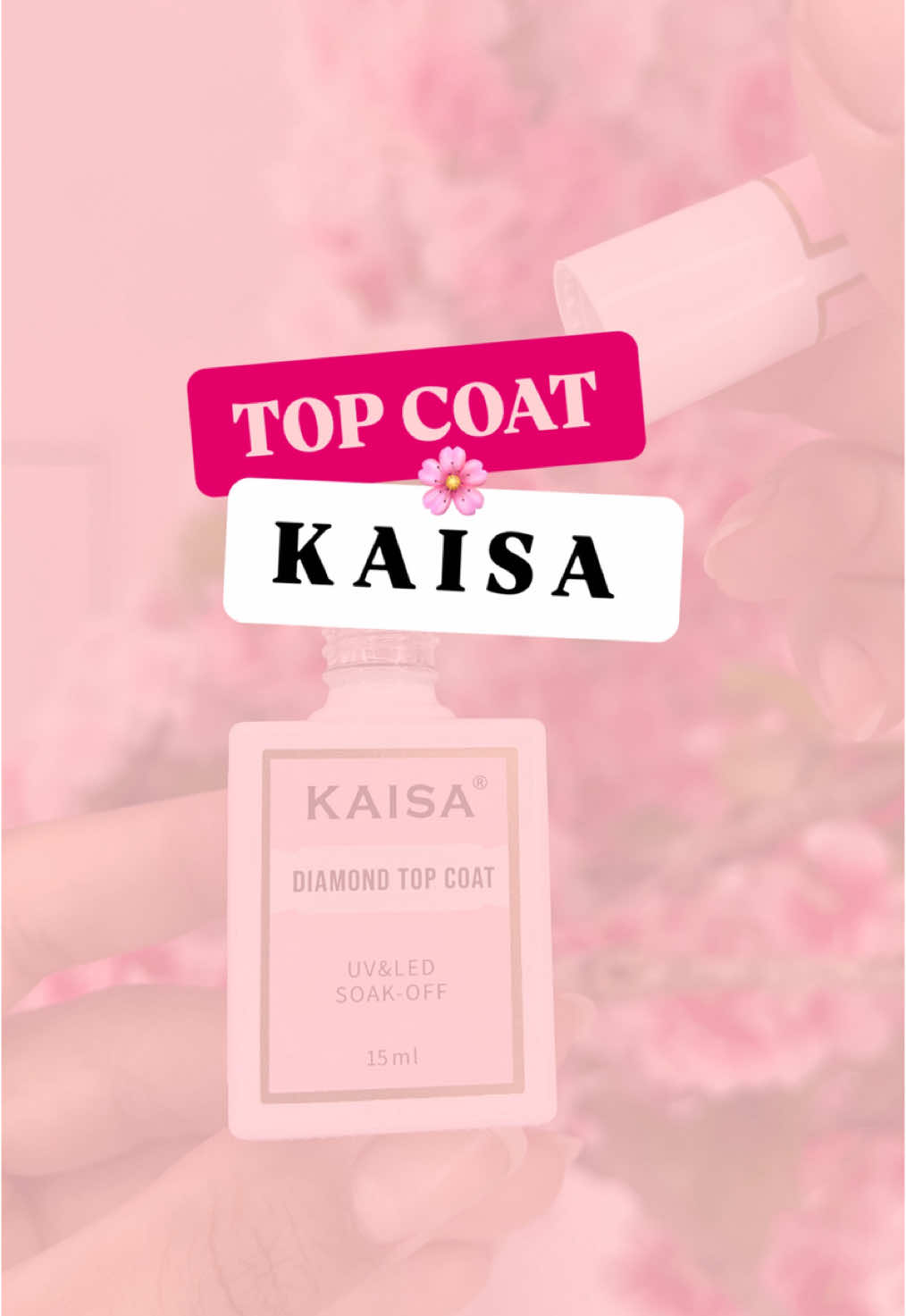 Top coat Laisa Diamond 💅🏼 #nails#nailsartvideos#topcoat#kaisa#kaisadiamond#unhagel#matinhos#aurabelacosmeticos#guaratuba#matinhoslitoralparanaense 