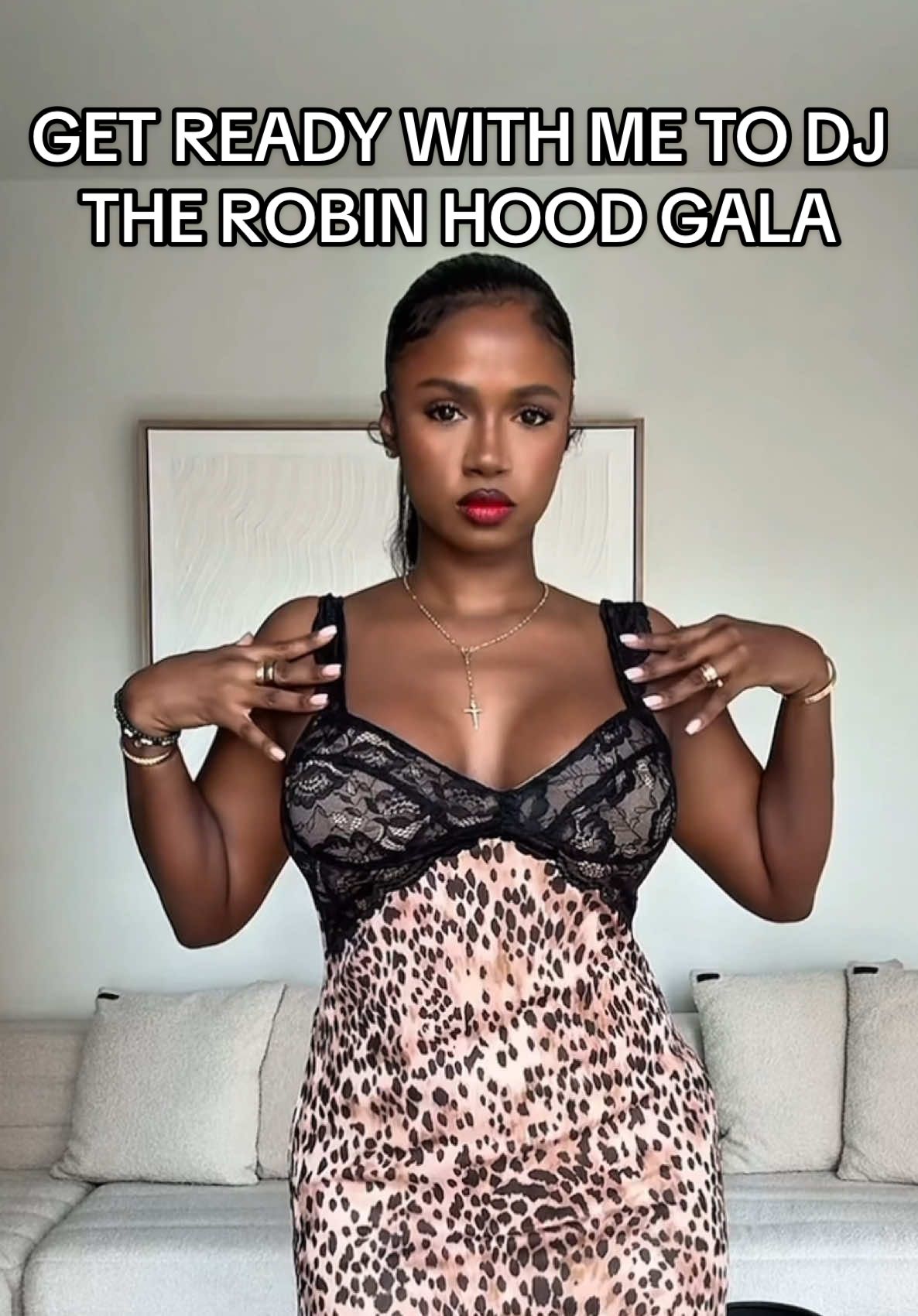 Get Ready With Me to DJ the RobinHood Gala! ❤️🎧🎚️ Products Used: @CÉCRED styling Lotion @Paul Mitchell Shaping Cream @TRESemmé Lamellar Gloss Finishing Oil Vonte Extreme Hold Hair Spray — @Lancôme ltra Wear Foundation- 440 N @Too Faced Born This Way Concealer- Shade Mocha @Fenty Beauty Match Stix Contour- Espresso @rhode skin -Pocket Blush-Toasted Teddy Lancome Hypnose 5 Color Eyeshadow-Ardent Drama @maccosmetics Mineralize Skinfinish - Sun Power Mac Cosmetics Lip Pencil- Chestnut @maedbeauty @Denise Vasi Matte Liquid Lipstick-Ritual Red @makeupforever Lip Pencil- Dark Dimensional  @ONE SIZE BEAUTY On’ Til Dawn Setting Spray @r.e.m. beauty Dreamglow Highlight Serum-Honeypot — @Betsey Johnson Leopard Dress @FERRAGAMO Eva Pump —- #getreadywithme #getreadywithmemakeup  #hairgrwm #getreadywithmeforwork #vloggingmyday #enchantingmakeup #hairinfluencers #fullbeatmakeup #grwmforwork  #myoutfitfortoday #gala #minivlog #vloggingmyday #femaledjs 