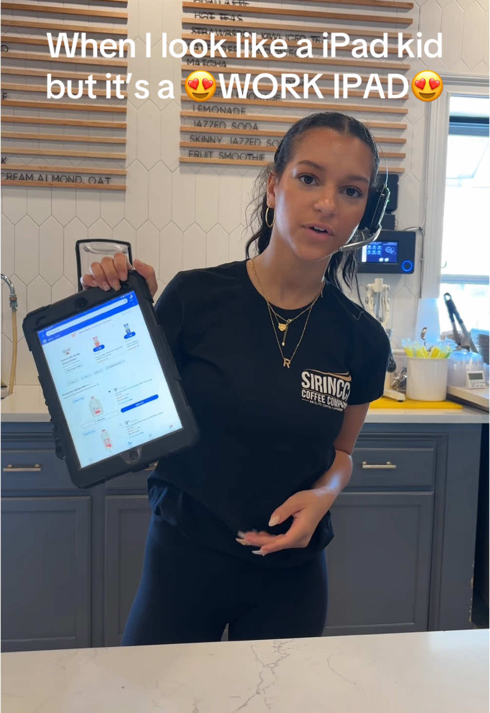 I’m just trying to get Sirincci some milk #workipad #takinfcareofmilkorder #foryoupage #sirinccicoffeeshop @Sirincci Coffee Company 