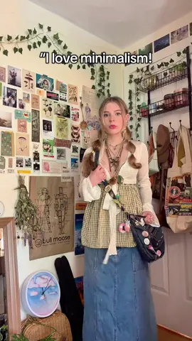 I have so much respect for minimalists, yall are so organized but that lifestyle is just not for me 😞✊ #maximalism #maximalist #whimsical #whimsicalaesthetic #fyp #outfitinspo #fashion #fairycore #OOTD 