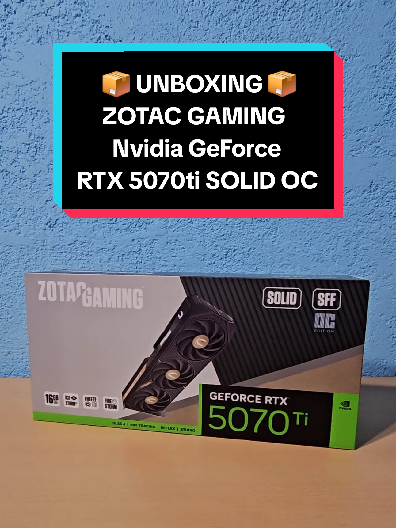📦 UNBOXING 📦 ZOTAC GAMING Nvidia GeForce RTX 5070 Ti SOLID OC 16 GB #Nvidia #Zotac #GeForce #RTX #5070ti #OC #Solid #Gaming #GPU #PlacaDeVideo #16GB 