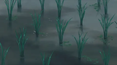 The rainy days in Ghibli animations are so healing. Immersive listening to the sound of rain 🌧️☔. #relaxation #raining 