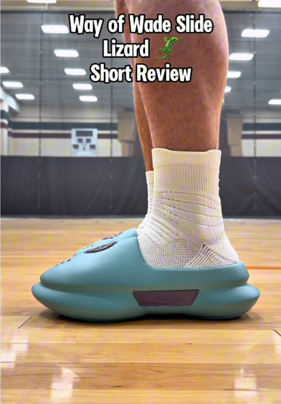 Way of Wade Slide “Lizard” Crazy comfort. Premium build. Would you rock these post-game or all-day? . @Wayofwadeofficial @Dwyane Wade  . #WayOfWade #WadeSlide #LizardDrop #SlidesThatHit #SneakrTweakr #PostGameFit