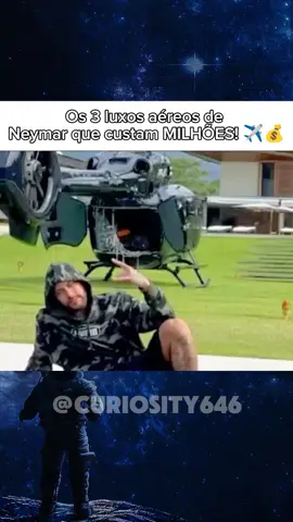 Os 3 luxos aéreos de Neymar que custam MILHÕES! ✈️💰 #Curiosidades 