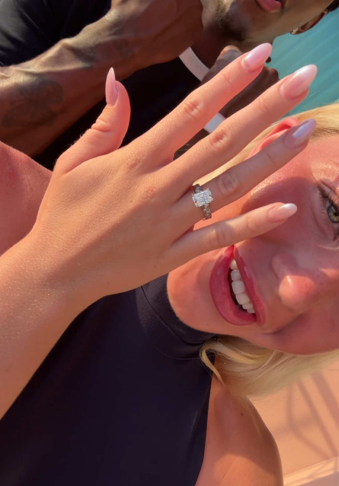 I have 7362289 videos from this trip I’m obsessed but he actually did take me around the world AND put a rock on my hand 