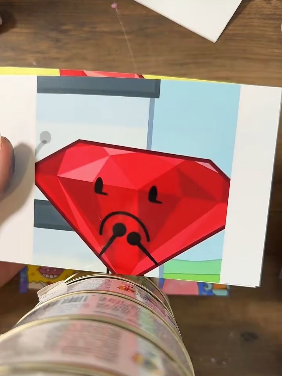 what's with all the ruby? #customwoodburning #customwoodburninglivs #keepitorcutit #freeprints #ruby #idfb #battlefordreamisland #bfdia #whatisthis #oh #fypシ #viralvideo #trending 