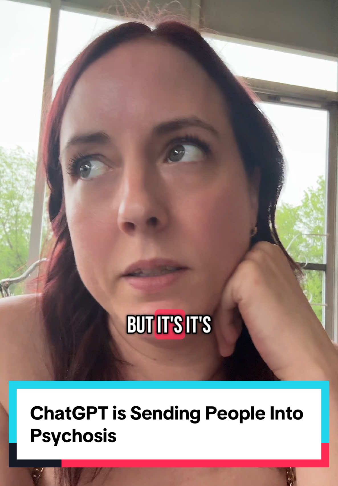 Have you seen anyone on your fyp thinking ChatGPT is sentient? ChatGPT is throwing people into states of psychosis and it’s truly alarming to me. #chatgpt #chatbot #chatbots #chatgptprompts #psychosis #fyp #foryoupage 