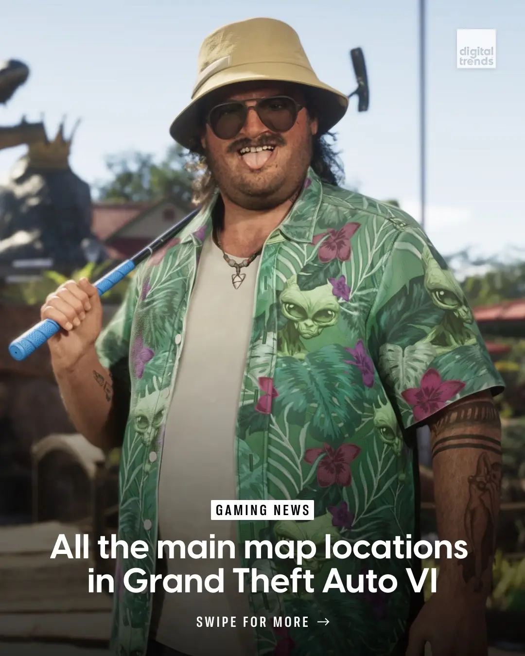 GTA VI's map expands beyond Vice City with fresh regions and stunning detail. Which location are you heading to first? #rockstar #gta #gta6 #gaming #gamingnews 