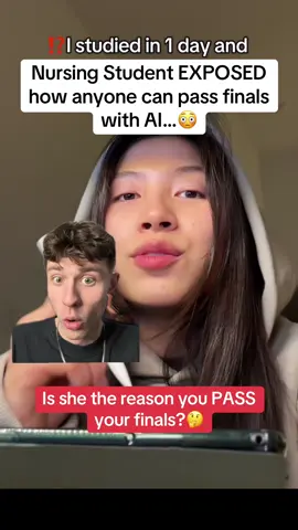 Why aren’t more people doing this?🤔 #greenscreenvideo #greenscreen #studytok #college #studyhacks #collegetips #AI #finals #finalsweek #finalexams #collegeexam #finalshack 