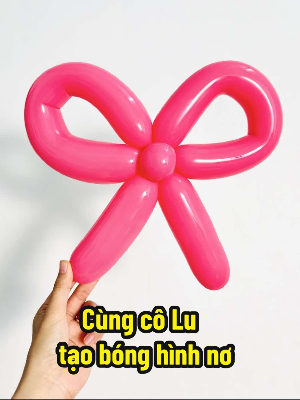 Hướng dẫn tạo bóng hình nơ bằng bóng dài tạo hình dễ thương #bóngbaytạohìnhnghệthuật #phụkiệnsinhnhật #quàtặngsinhnhật #hoabóngbay #cô_Lu_bóng_bay #việtnam🇻🇳 
