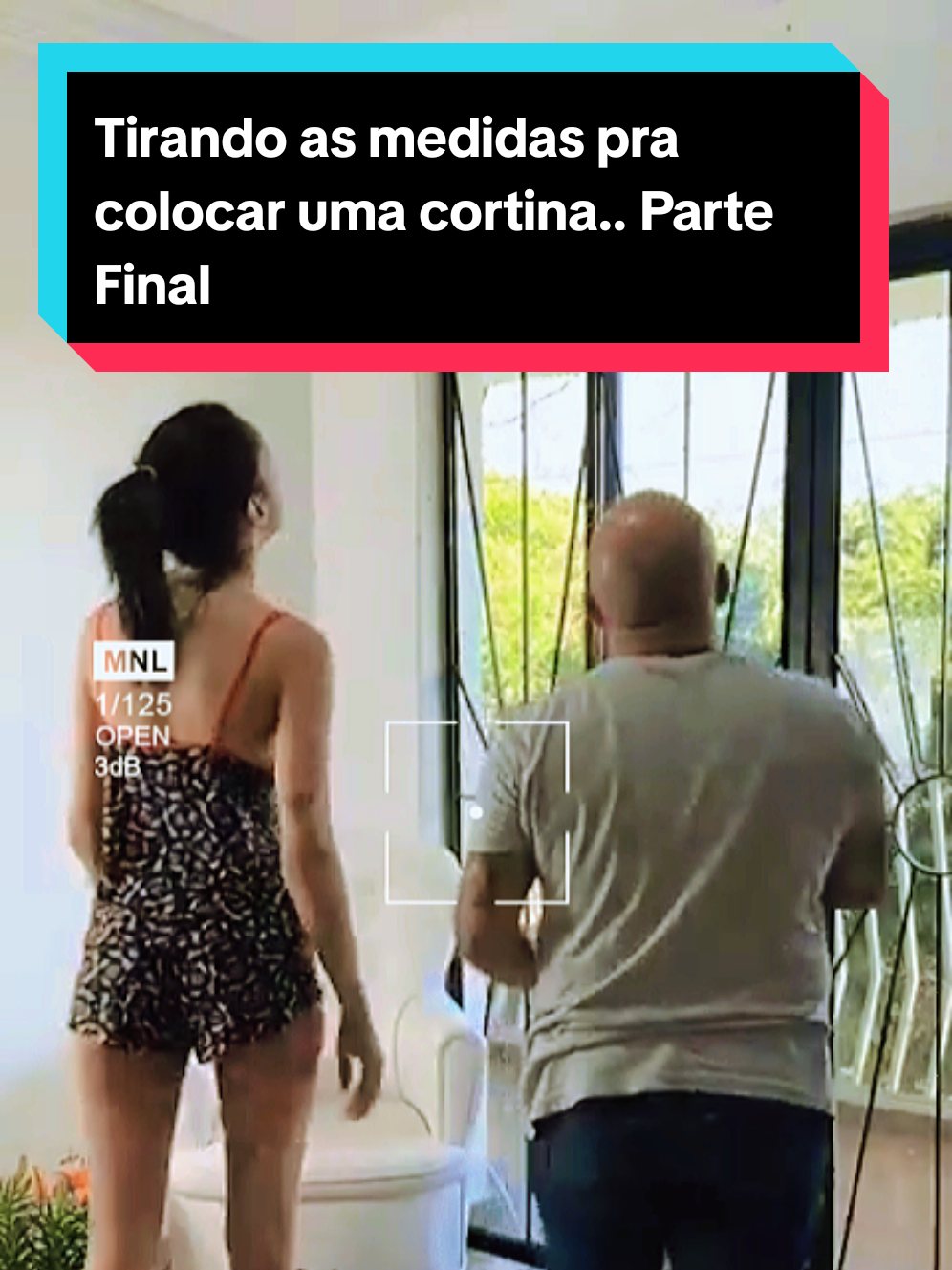 Furando a parede pra colocar uma cortina grande!!@Alinne Dia a Dia #fy #viral 