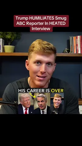 Trump HUMILIATES Smug ABC Reporter In HEATED Interview #zachcostello #trump #trump2025🇺🇸 #donaldtrump2024🇺🇸 #usa #news #fyp #ustiktok🇺🇸 