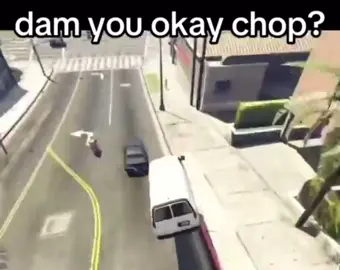 Dam you okay chop #foryoupage #gta5_funnymoment #gta5 