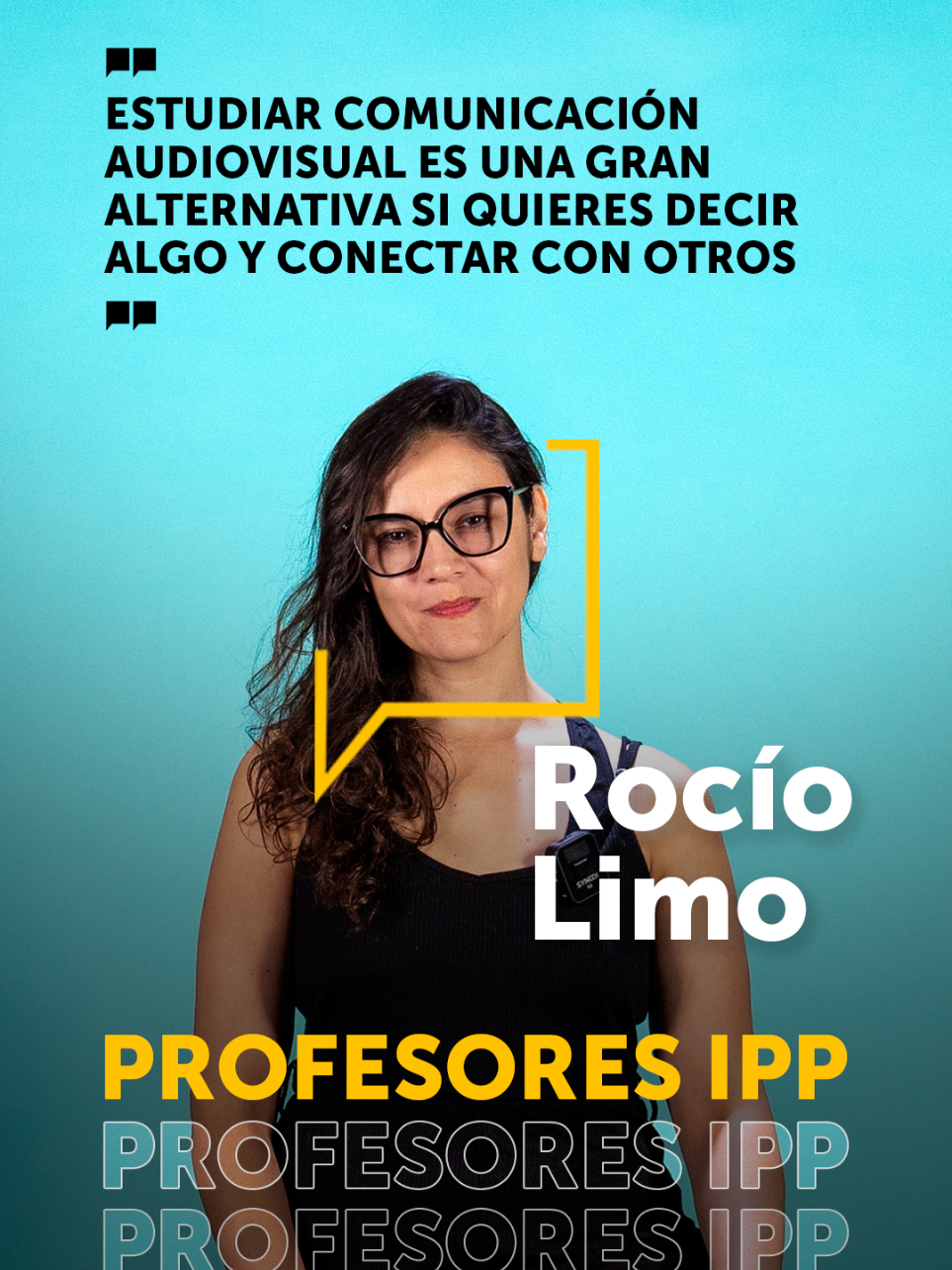🎬  “Si te interesa comunicar, dar a conocer tu manera de ver el mundo y decir algo, esta es una gran alternativa.” Rocío Limo, docente en Comunicación Audiovisual en el IPP, te cuenta cómo su curso te prepara con herramientas reales para el mundo laboral. 🎥 #comunicaciónaudiovisual  #videos #feed 