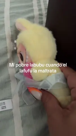 Mi pobre labubu #labu #labubuthemonsters #lafufudupe #lafufu #popmart #zelene 
