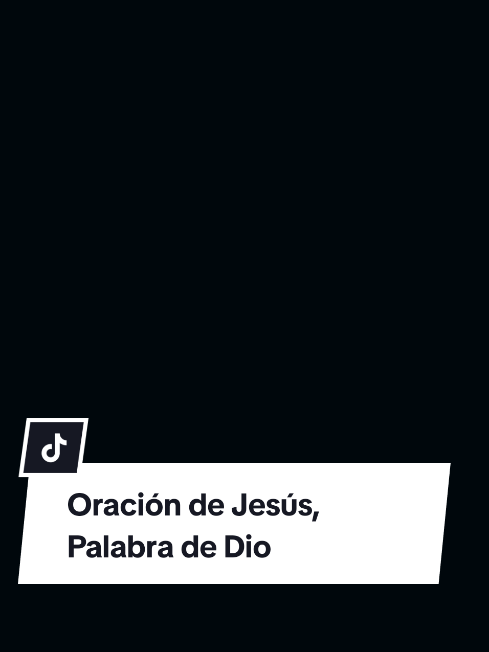 Oración de Jesús, Palabra de Dios  #oracion #dios #jesus 
