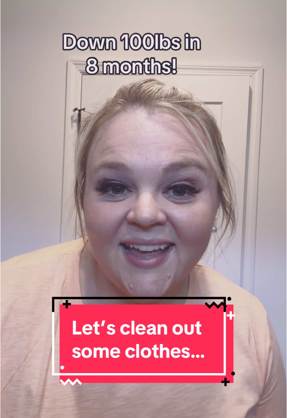 I guess it’s time to start cleaning out clothes after losing 100 lbs! #healthyjourney #transformation #motivation #clothes #glp1community 