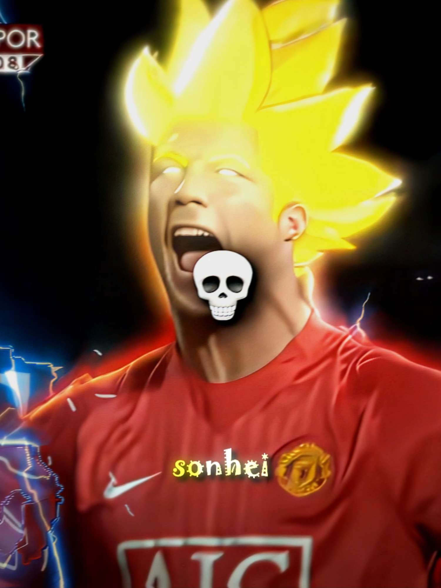 ronaldo x dragon ball 💀 #cristianoronaldo #football #fyp #edit #ronaldo