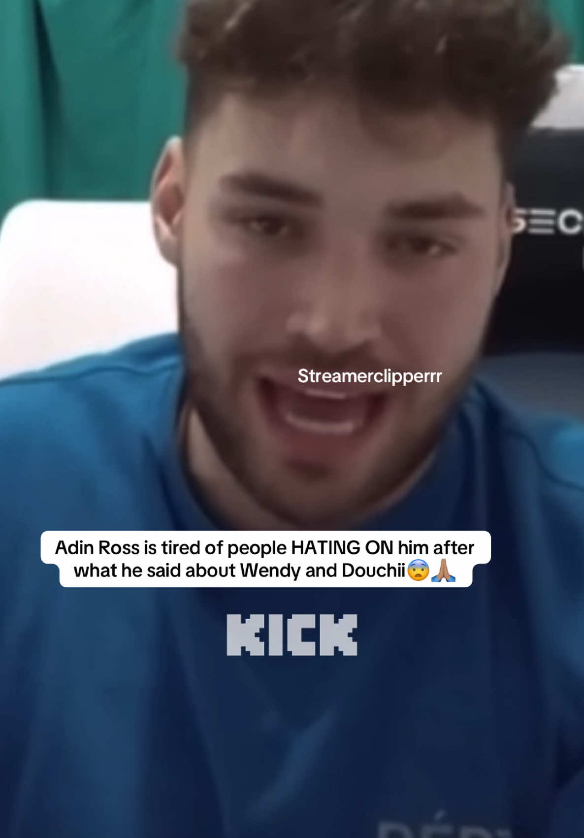 Adin Ross is tired of people HATING ON him after what he said about Wendy and Douchii😨🙏🏽#fyp #viral #wendyortiz #wendolynortiz #ddg 