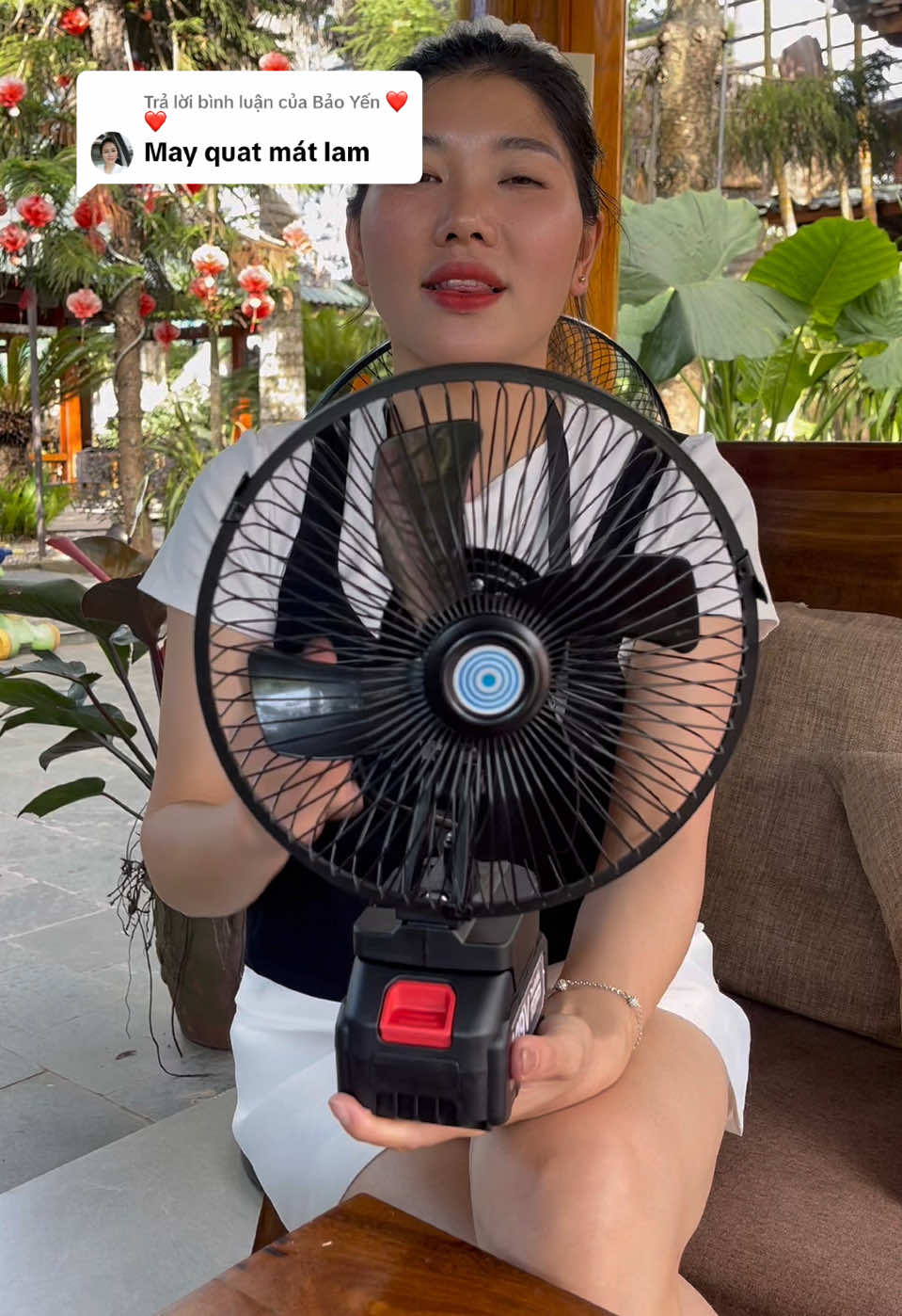 Trả lời @Bảo Yến ❤️❤️ quạt mát gió mạnh , mà pin trâu lắm ạ #quattichdien #quattichdienmini #quattichdienmakita #quattichdienpintrau #dogiadung 