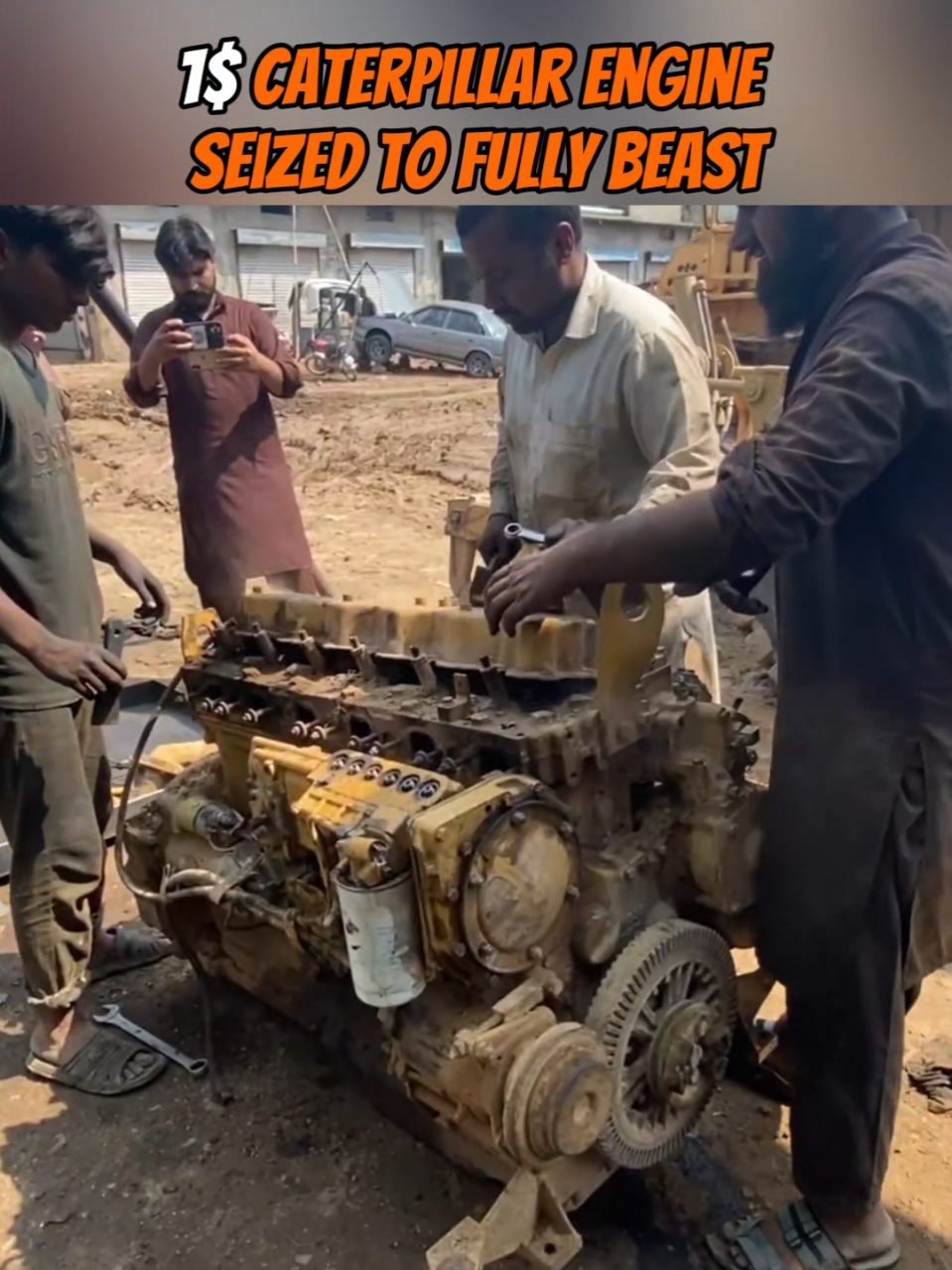 #engine #rebuild #enginerestoration #mechanic #engineparts #seizedengine 
