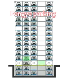 #verticalparking #towerparking #Automaticparking  Multi-column linkage vertical lift garage operation demonstration.