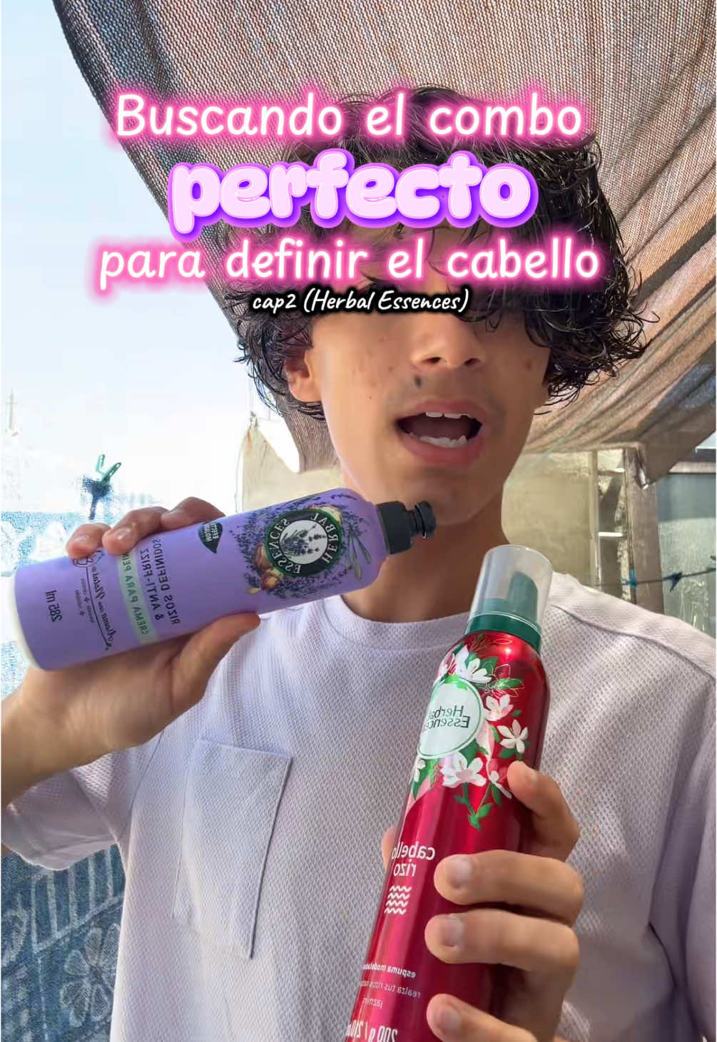 CAP 2 | Buscando el combo  perfecto para definir el cabello #combo #rizosperfectos #curlyproducts #haircareproducts #herbalessences 