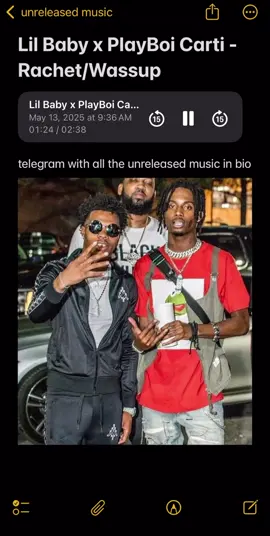all unreleased music in bio • #lilbabymusic #lilbabysnippet #playboicartileaks #playboicartisnippets #lilbabyleaks #unreleased #lilbabyfans #foryoupage 