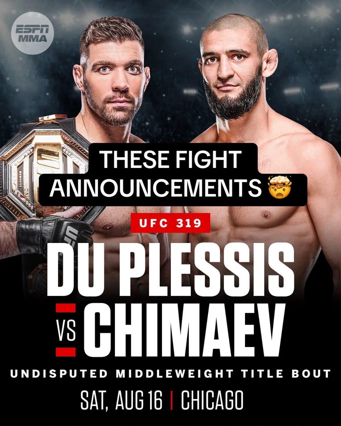 Which #fight are you looking forward to the most? 🔥 #UFC #mma #iliatopuria #charlesoliveira #khamzatchimaev 