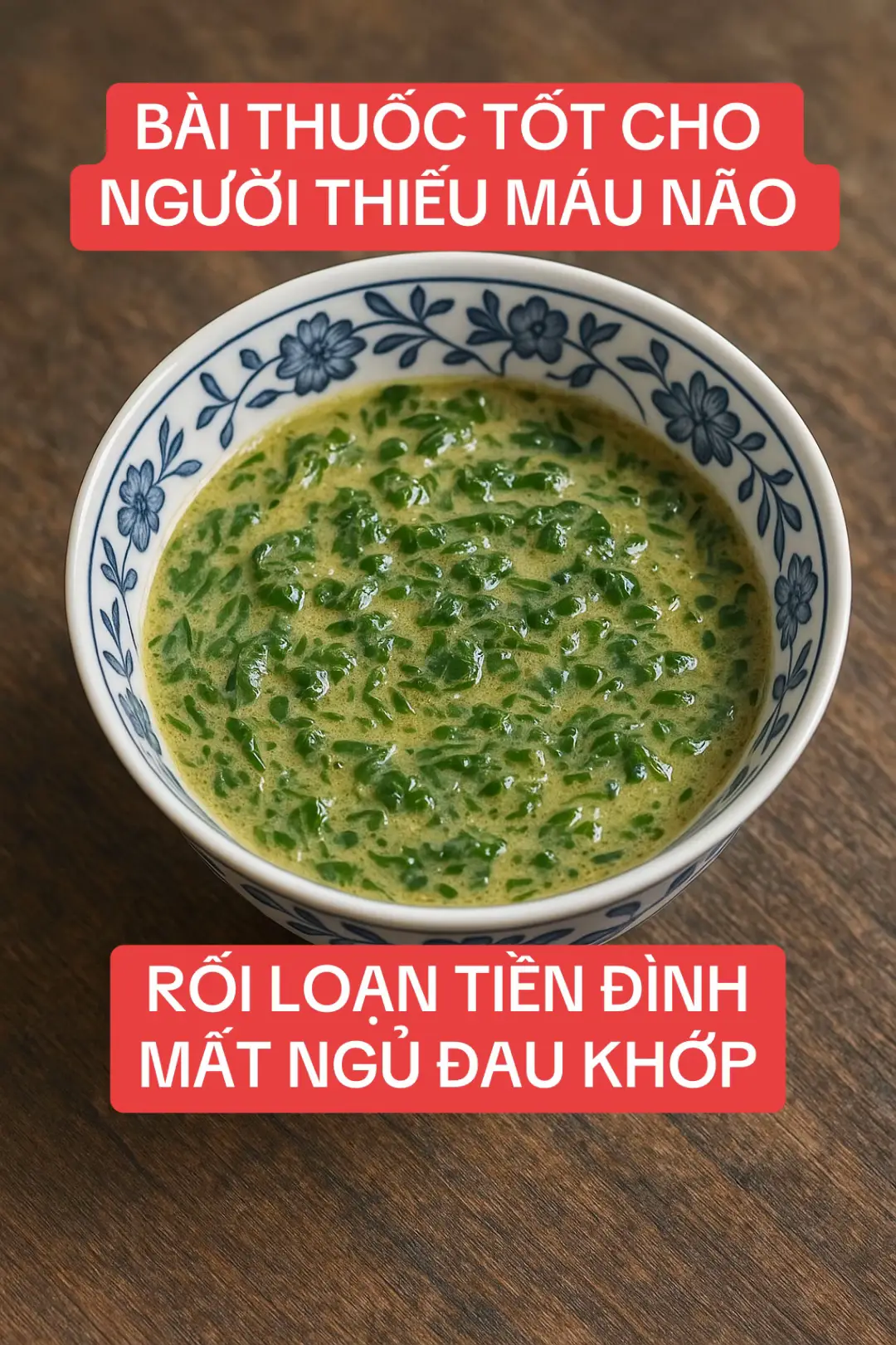 Bài thuốc hay cho người thiếu máu não