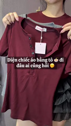 Áo thun cộc tay xinh #thịnhhành #thoitrangnu #outfit #viral #xuhuong #phoidoxinh #aothun #aoxinh 