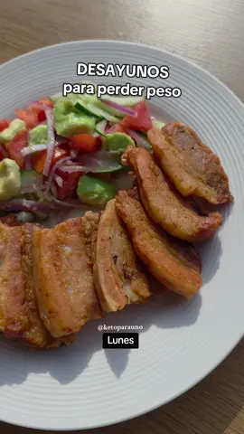 DESAYUNOS PARA PERDER PESO: 1. Chicharrón con guacamole 2. Pancakes keto 3. Huevos revueltos con chorizo 4. Palta rellena de atún 5. Huevos rellenos de champiñones 6. Huevos fritos con tocino 7. Huevos duros con espinaca y atún #bajardepeso #procesoketo #ketoenespañol #keto #nutricion #desayunosaludable  #creatorsearchinsights #LIVEIncentiveProgram #LIVEDebut #PaidPartnership 