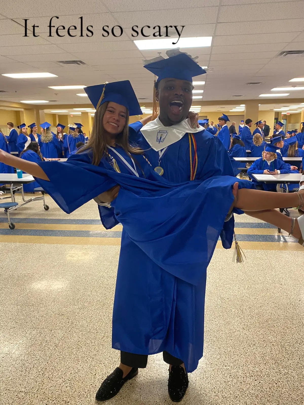 @Pe'Ja Rowe shoes ate down both times #classof21 #classof25 #graduate #collegegraduate #graduation 