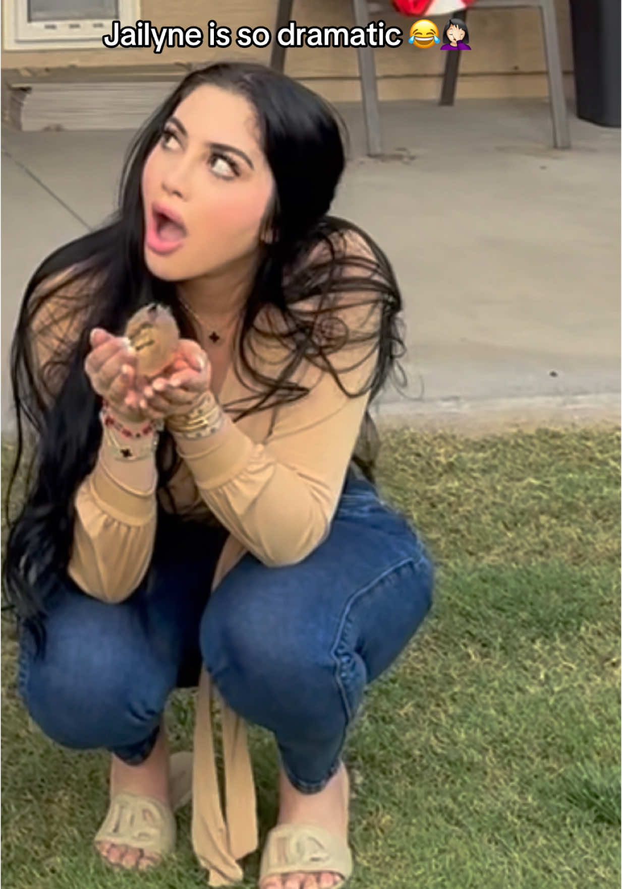 The faces she makes are so funny lmao @Jailyne Ojeda #jailyneojeda 