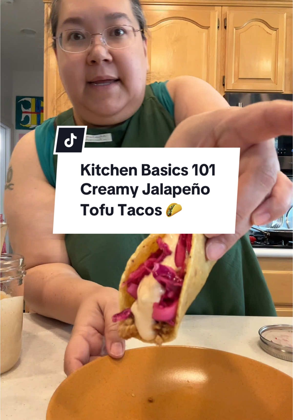 Kitchen Basics 101 Creamy Jalapeño Tofu Tacos 🌮 #thejenglv #barebonebasics #kitchenbasicswithjen #kitchenbasics101 #tacos #tofu #tofutacos #vegetarian #vegetariantacos Thank You @Shreya for this delicious recipe 